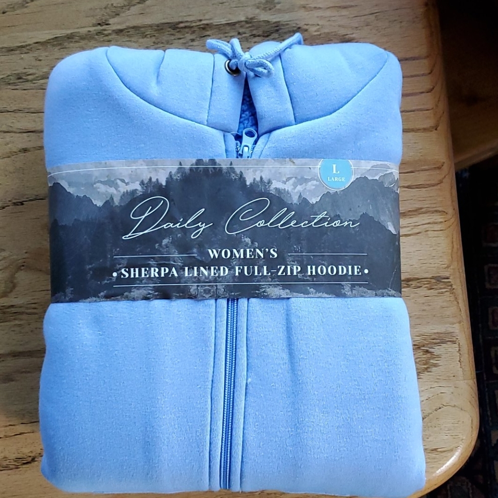 Women's Sherpa Lined Full Zip Hoodie